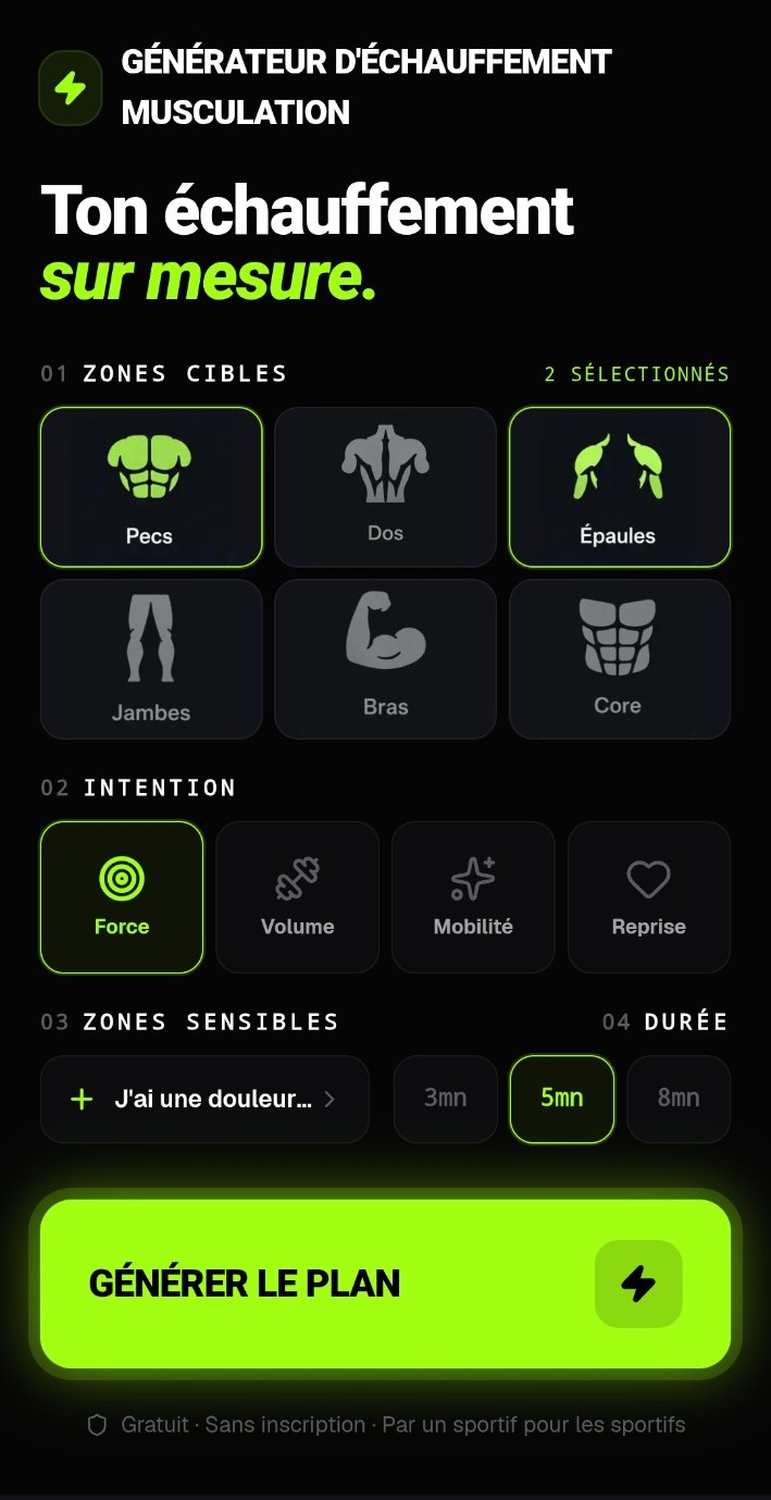 Warmup Generator
